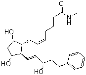 CAS 登录号：155206-01-2, (5Z)-7-[(1R,2R,3R,5S)-3,5-二羟基-2-[(1E,3S)-3-羟基-5-苯基-1-戊烯-1-基]环戊基]-N-甲基-5-庚烯酰胺