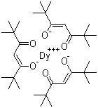 structure of CAS# 15522-69-7, Tris(dipivaloylmethanato)dysprosium