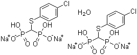 CAS # 155453-10-4, Tiludronate disodium hemihydrate, Disodium (4-chlorophenylthio)methylenediphosphonate hemihydrate