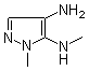 CAS # 155601-14-2, 4-Amino-1-methyl-5-(methylamino)pyrazole
