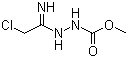 structure of CAS# 155742-64-6, 2-(2-氯-1-亚氨乙基)肼甲酸甲酯