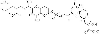 CAS 登录号：155751-72-7, 冈田酸钾盐