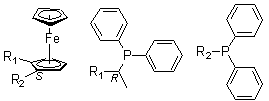 structure of CAS# 155941-31-4, (1S)-1-(二苯基膦基)-2-[(1R)-1-(二苯基膦基)乙基]二茂铁