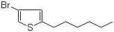 CAS # 155954-63-5, 4-Bromo-2-hexylthiophene