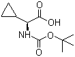 structure of CAS# 155976-13-9, Boc-L-环丙基甘氨酸