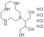 CAS # 156077-56-4, 3-(1,4,7,10-Tetraazacyclododec-1-yl)-1,2,4-butanetriol hydrochloride (1:4)