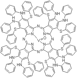CAS # 156158-64-4, Octakis(anilino)octakis(phenylthio)vanadyl phthalocyanine