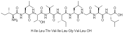 CAS 登录号：156250-91-8, L-异亮氨酰-L-亮氨酰-L-苏氨酰-L-缬氨酰-L-异亮氨酰-L-亮氨酰甘氨酰-L-缬氨酰-L-亮氨酸