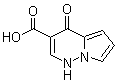 structure of CAS# 156335-30-7, 1,4-Dihydro-4-oxopyrrolo[1,2-b]pyridazine-3-carboxylic acid