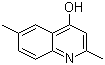 structure of CAS# 15644-82-3, 2,6-二甲基-4-羟基喹啉