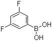 structure of CAS# 156545-07-2, 3,5-二氟苯硼酸