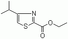 structure of CAS# 156589-82-1, Ethyl 4-isopropyl-2-thiazolecarboxylate
