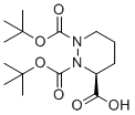 CAS # 156699-39-7, (S)-Tetrahydropyridazine-1,2,3-tricarboxylic acid 1,2-di-tert-butyl ester, (3S)-1,2-bis[(2-methylpropan-2-yl)oxycarbonyl]diazinane-3-carboxylic acid