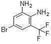 structure of CAS# 157026-19-2, 2,3-二氨基-5-溴三氟甲苯