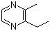 structure of CAS# 15707-23-0, 2-Ethyl-3-methylpyrazine