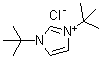 structure of CAS# 157197-54-1, 1,3-二叔丁基氯化咪唑