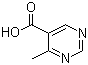 structure of CAS# 157335-92-7, 4-甲基嘧啶-5-甲酸