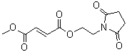 structure of CAS# 1577222-14-0, 2-(2,5-二氧代吡咯烷-1-基)乙基甲基富马酸酯