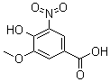 structure of CAS# 15785-54-3, 5-Nitrovanillic acid