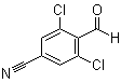 structure of CAS# 157870-18-3, 4-Cyano-2,6-dichlorobenzaldehyde