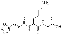 CAS 登录号：158016-07-0, N2-[3-(2-呋喃基)-1-氧代-2-丙烯基]-L-赖氨酰-L-丙氨酸