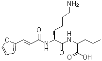 CAS 登录号：158016-09-2, N-[N2-[3-(2-呋喃基)-1-氧代-2-丙烯基]-L-赖氨酰]-L-亮氨酸