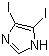 structure of CAS# 15813-09-9, 4,5-二碘-1H-咪唑