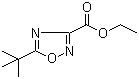 structure of CAS# 158154-63-3, 5-(叔丁基)-1,2,4-恶二唑-3-羧酸乙酯
