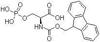 structure of CAS# 158171-15-4, Fmoc-O-磷酰-L-丝氨酸