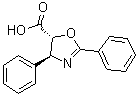 structure of CAS# 158722-22-6, (4S,5R)-2,4-二苯基-4,5-二氢恶唑-5-羧酸