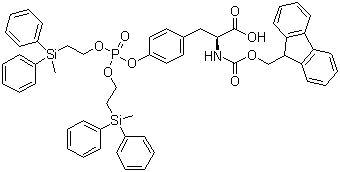 CAS 登录号：158817-11-9, N-[(9H-芴-9-基甲氧基)羰基]-O-[双[2-(甲基二苯基硅烷基)乙氧基]磷酰]-L-酪氨酸