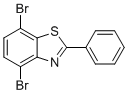 structure of CAS# 1588440-95-2, 4,7-二溴-2-苯基苯并[d]噻唑