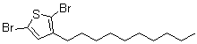 structure of CAS# 158956-23-1, 2,5-二溴-3-癸基噻吩