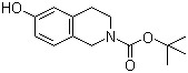 structure of CAS# 158984-83-9, N-叔丁氧羰基-6-羟基-3,4-二氢异喹啉