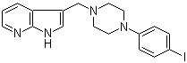 CAS # 158985-08-1, 3-[[4-(4-Iodophenyl)piperazin-1-yl]methyl]-1H-pyrrolo[2,3-b]pyridine