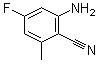 structure of CAS# 159020-76-5, 2-Amino-4-fluoro-6-methylbenzonitrile