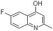structure of CAS# 15912-68-2, 6-氟-2-甲基-4-羟基喹啉