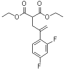 CAS 登录号：159276-62-7, 2-[2-(2,4-二氟苯基)烯丙基]丙二酸二乙酯
