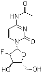 structure of CAS# 159414-97-8, N4-乙酰基-2'-脱氧-2'-氟胞苷
