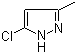 structure of CAS# 15953-45-4, 5-Chloro-3-methylpyrazole