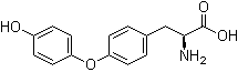 structure of CAS# 1596-67-4, L-甲状腺原氨酸