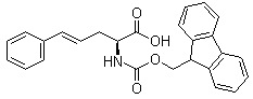 structure of CAS# 159610-82-9, [S-(E)]-2-[芴甲氧羰基氨基]-5-苯基-4-戊烯酸