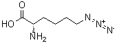 structure of CAS# 159610-92-1, 6-叠氮基-L-正亮氨酸