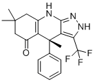 CAS # 1597438-92-0, (4S)-4,7,7-trimethyl-4-phenyl-3-(trifluoromethyl)-2,6,8,9-tetrahydropyrazolo[3,4-b]quinolin-5-one