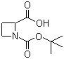 structure of CAS# 159749-28-7, 1-叔丁氧羰基-L-氮杂环丁烷-2-甲酸