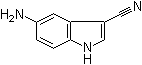 structure of CAS# 159768-57-7, 5-氨基吲哚-3-甲腈