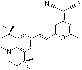 CAS 登录号：159788-00-8, 2-[2-甲基-6-[2-(2,3,6,7-四氢-1,1,7,7-四甲基-1H,5H-苯并[ij]喹嗪-9-基)乙烯基]-4H-吡喃-4-亚基]丙二腈