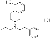 CAS # 159795-62-7, (S)-5,6,7,8-Tetrahydro-6-[(2-phenylethyl)propylamino]-1-naphthalenol hydrochloride