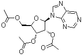 CAS 登录号：15981-63-2, 9-(2,3,5-三-O-乙酰基-beta-D-呋喃核糖基)-9H-嘌呤