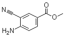 structure of CAS# 159847-80-0, 4-氨基-3-氰基苯甲酸甲酯